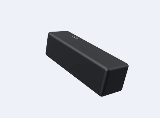 Black Freight Beacon with a compact rounded enclosure